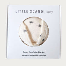 Load image into Gallery viewer, Bunny Comforter Blanket In The Box. Packed In A Squared Box
