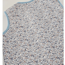 Load image into Gallery viewer, Kids Stylish - Poppy Leafy Vest design - Gilet Outerwear Clothing Sleeveless Vest Warm Vest Scandi Stylish - back Close up on vest - Little Scandi baby
