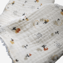 Load image into Gallery viewer, Oeko Tex Baby Hedgehog Cleaning Mitts -  Cotton Clean Gloves Little Scandi baby

