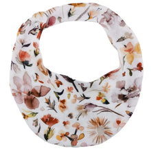 Load image into Gallery viewer, Waterproof Autumn Floral Neutral Bib - Little Scandi baby
